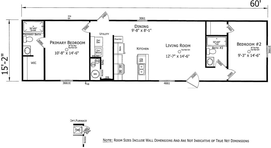 Single Wide Mobile Homes - Factory Select Homes